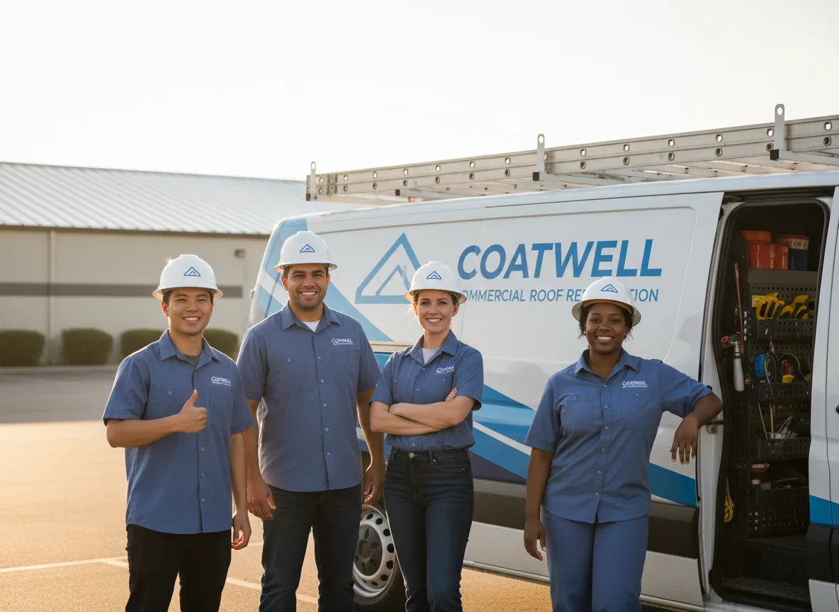 Commercial roof coating company in Silverwood, MI